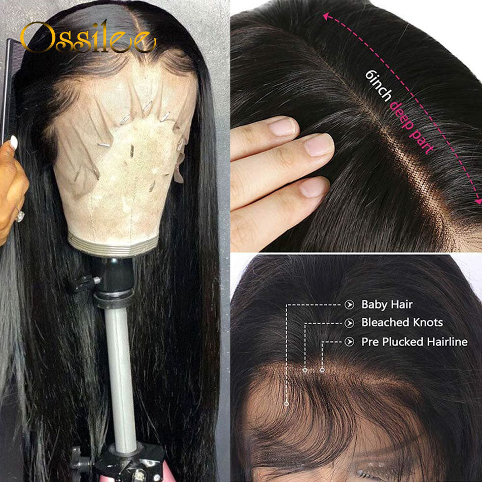 Straight Lace 360 Frontal Wig